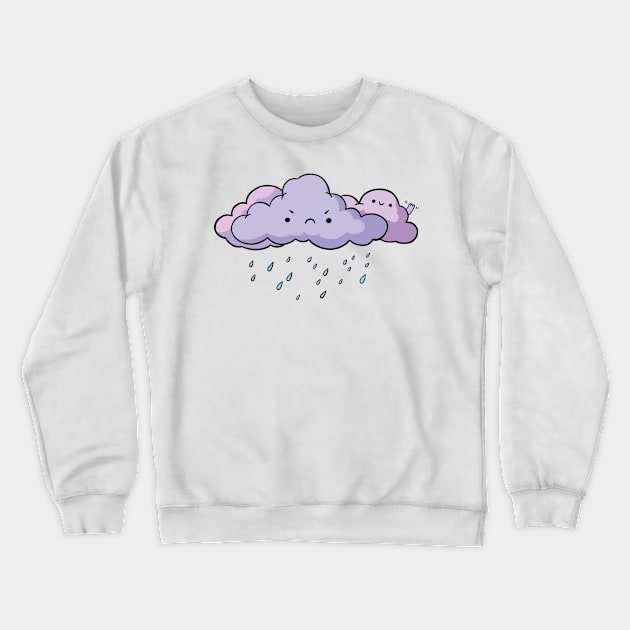 Grumpy Weather Crewneck Sweatshirt by Summer Child Designs